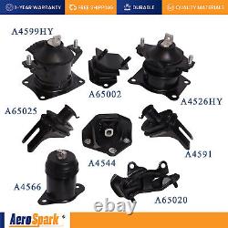 8PC Motor Mounts Set for Acura TL Sedan 3.2L V6 with Auto Transmission 2004-2006