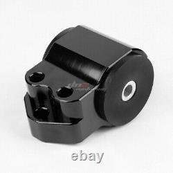 Aluminum 3-bolt Engine Torque Mount Black For 92-95 Civic/-00 Integra B/d Swap