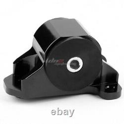 Aluminum 3-bolt Engine Torque Mount Black For 92-95 Civic/-00 Integra B/d Swap