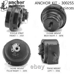 Anchor Motor Mounts 300255 Engine Mnt Kit