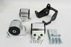 Billet 3-bolt Engine Motor Mount Kit CIVIC Ek D15 D16 B16 B18 B20 B D Series