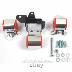 Billet Aluminum Engine Motor Mounts Kit For Honda Civic 96-00 EK B & D Series