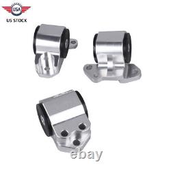 Billet Aluminum Engine Mounts Del Sol Civic 92-95 Integra 94-01 EG DC2 3-Bolt DC