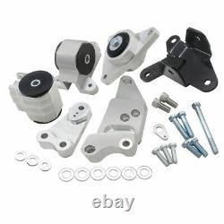 Billet Aluminum Replacement Engine Swap Motor Mount Kit for 02-05 EP3 02-06 RSX