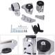 Billet K20 K Series Engine Swap Motor Mount Kit For Acura RSX DC5 Type S 02-06
