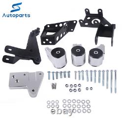 Black Engine Swap Mounts For Civic 92-95 Integra 94-01 K Series Swap K20 K24 62A