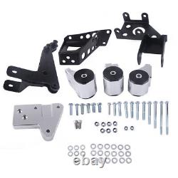 Black Engine Swap Mounts For Civic 92-95 Integra 94-01 K Series Swap K20 K24 62A