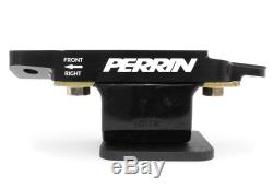 Black Perrin Performance Engine Mount Set For 2002-2014 WRX 2004-2017 STi