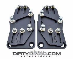 Dirty Dingo LS Conversion Adjustable Swap Mounts 58-72 Plates Powder Coated