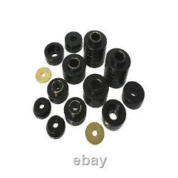 Energy Suspension 4.4107G Black Body Cab Mount Set for Ford F100/F150/F250/F350