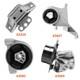 Engine & Automatic Transmission Mount 4Pcs Fits 09-07 Equinox, Torrent 3.4L