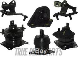 Engine Motor And Trans Mount Kit For 2003-2007 Honda Accord 2.4L A/T (6 Pcs)