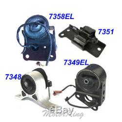 Engine Motor Auto Trans Mount 4 Set 05-06 For Nissan Altima 3.5L with Sensors M008
