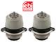 Engine Motor Mount Hydraulic Lt/Rt 2pcs OES for Audi Q7 V6 / VW Touareg V6