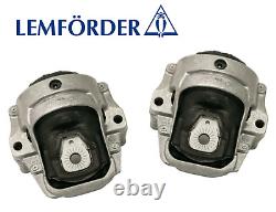 Engine Motor Mount Hydraulic Set Lt & Rt 2pcs Lemforder OEM for Audi Q5 09-12