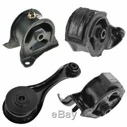 Engine Motor Mount Kit Set of 4 for 90-93 Accord with MT Manual Transmission NEW