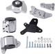Engine Motor Mount Kit for 2002-2006 Acura RSX DC5/02-05 EP3 SI K20 K24 K Series