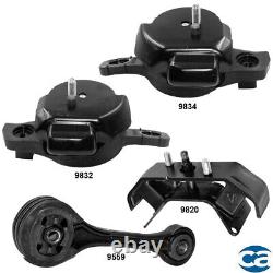 Engine Motor Mounts & Trans Mount 4Pcs Set for Subaru Forester, Impreza 3 Stud