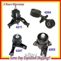 Engine Motor & Trans Mount 02-06 For Toyota Camry 2.4L Set 4 withAuto Trans. M143