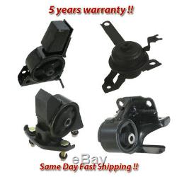 Engine Motor & Trans Mount 4PCS 1998-2002 for Toyota Corolla 1.8L 3Spd for Auto