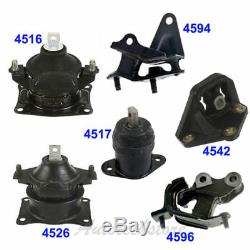 Engine Motor & Trans Mount For 03-07 Honda Accord 2.4L Kit Set 6PCS Manual M1014