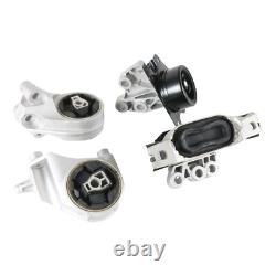 Engine Motor & Trans Mount Kit of 4 For 10-17 Chevrolet Equinox GMC Terrain 2.4L