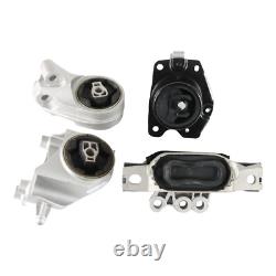 Engine Motor & Trans Mount Kit of 4 For 10-17 Chevrolet Equinox GMC Terrain 2.4L