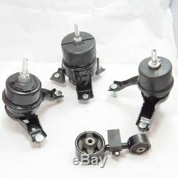 Engine Motor & Trans Mount Kit of 4 for 07-09 Toyota Camry 2.4L Auto Japan Built