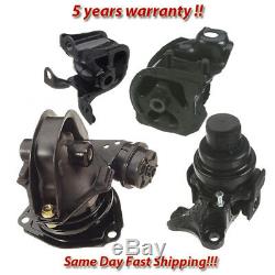 Engine Motor & Trans. Mount Set 4PCS. 1994-1997 for Honda Accord 2.2L for Auto