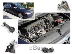 Engine Motor & Trans Mount Set 4PCS For 06-10 Honda Civic 1.8L Auto Trans. M107