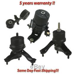 Engine Motor & Trans. Mount Set 4PCS. For 2002-2006 Toyota Camry 2.4L for Auto