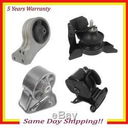 Engine Motor & Transmission Mount Auto For Hyundai Santa Fe 2.4L 2.7L Set 4PCS