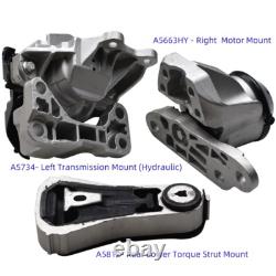 Engine Motor & Transmission Mount Set For Ford Explorer 3.5L 2016 2017 2018 2019