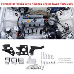 Engine Mount Bracket For 96-00 Honda Civic K20 K24 K-Series K-Swap EK Chassis