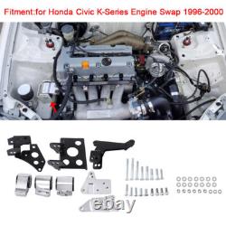 Engine Mount Bracket For 96 97 98 99 00 Honda Civic K-Swap EK K-Series K20 K24