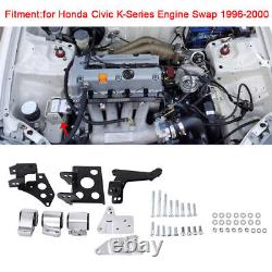 Engine Mount Bracket K-Swap EK 96 97 98 99 00 for Honda Civic K20 K24 K-Series