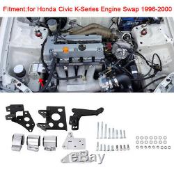 Engine Mount Bracket K-Swap EK for Honda Civic 96 97 98 99 00 K20 K24 K-Series