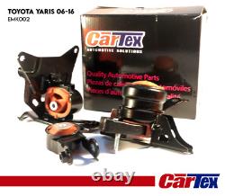 Engine Mount Kit for Toyota Yaris 2007-2017 Automatic Transmission 3PCS