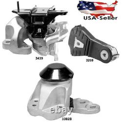 Engine Mounts & Hydraulic Transmission Mount For 2016-2019 Ford Explorer 3.5l