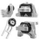 Engine Mounts & Transmission Mount 4PCS Set For Chrysler 200 17-15 L4-2.4L