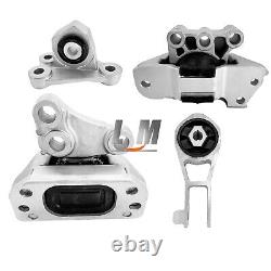 Engine Mounts & Transmission Mount 4PCS Set For Jeep Renegade 2015 -17 L4 2.4L