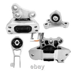 Engine Mounts & Transmission Mount 4PCS Set For Jeep Renegade 2015 -17 L4 2.4L