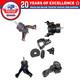 Engine & Trans Mount Set for 2004-2006 Toyota Sienna 3.3L FWD
