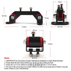 Engine Transmission Motor Mount Kit For Subaru 04-12 WRX/STI 04-13 Forester XT