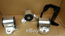 For 96-00 Honda CIVIC Ek Ej 3-bolt Aluminumengine Mount Kit B Series B16 B18 B20