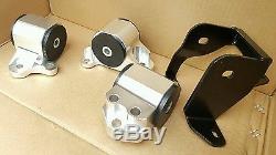 For 96-00 Honda CIVIC Ek Ej 3-bolt Aluminumengine Mount Kit B Series B16 B18 B20