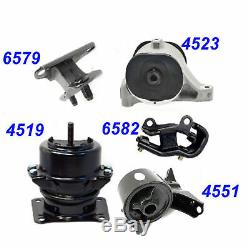 For 03-05 Honda Pilot 3.5L Complete Engine Motor & Trans Mount Full 5PC Set M042