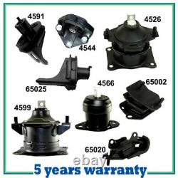 For 04-06 Acura TL 3.2L For Engine Motor & Trans. Mount Full Kit Set 8PCS Auto