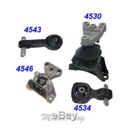 For 06-2010 Honda Civic 1.8L Engine Motor & Trans Mount 4PCS for Auto Trans. M107