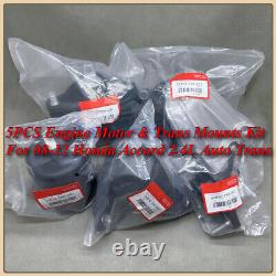 For 08-12 Honda Accord 2.4L Auto Trans 5PCS Engine Motor & Trans Mounts Kit